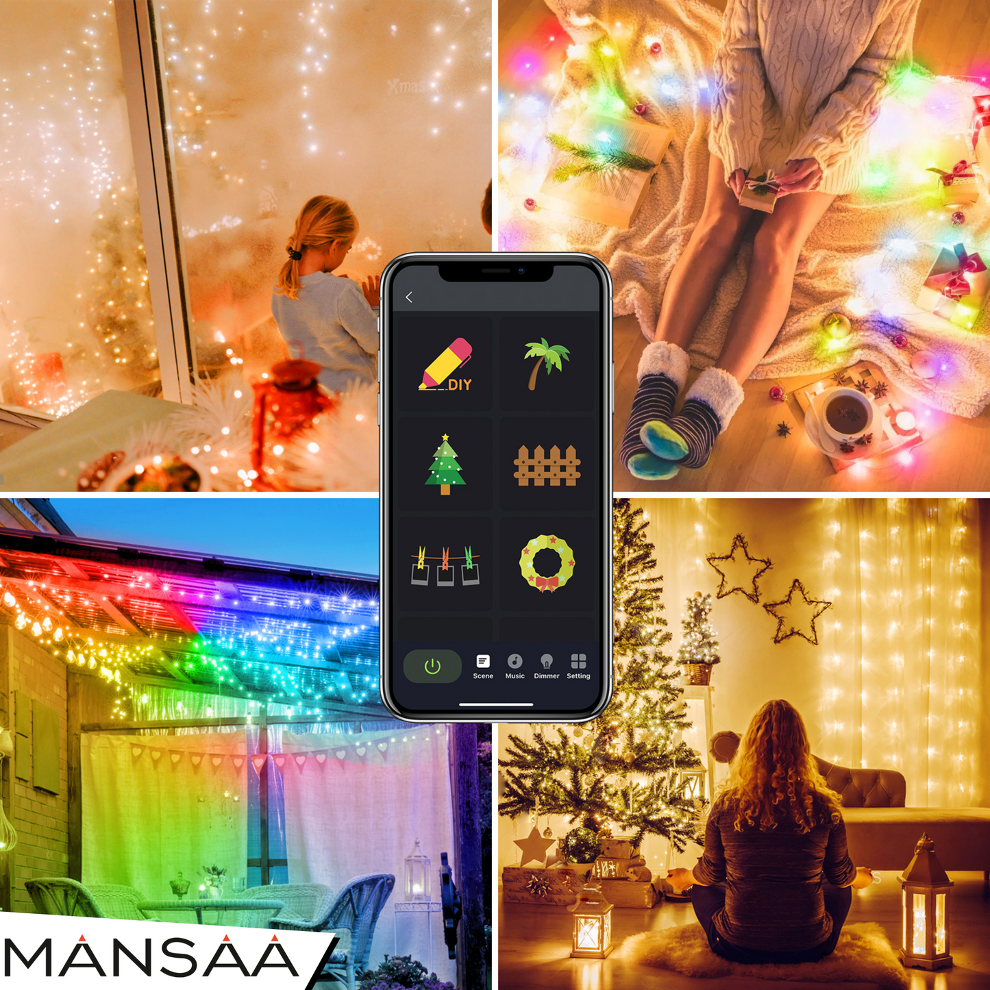 M73 Smart Bluetooth LED String Lights