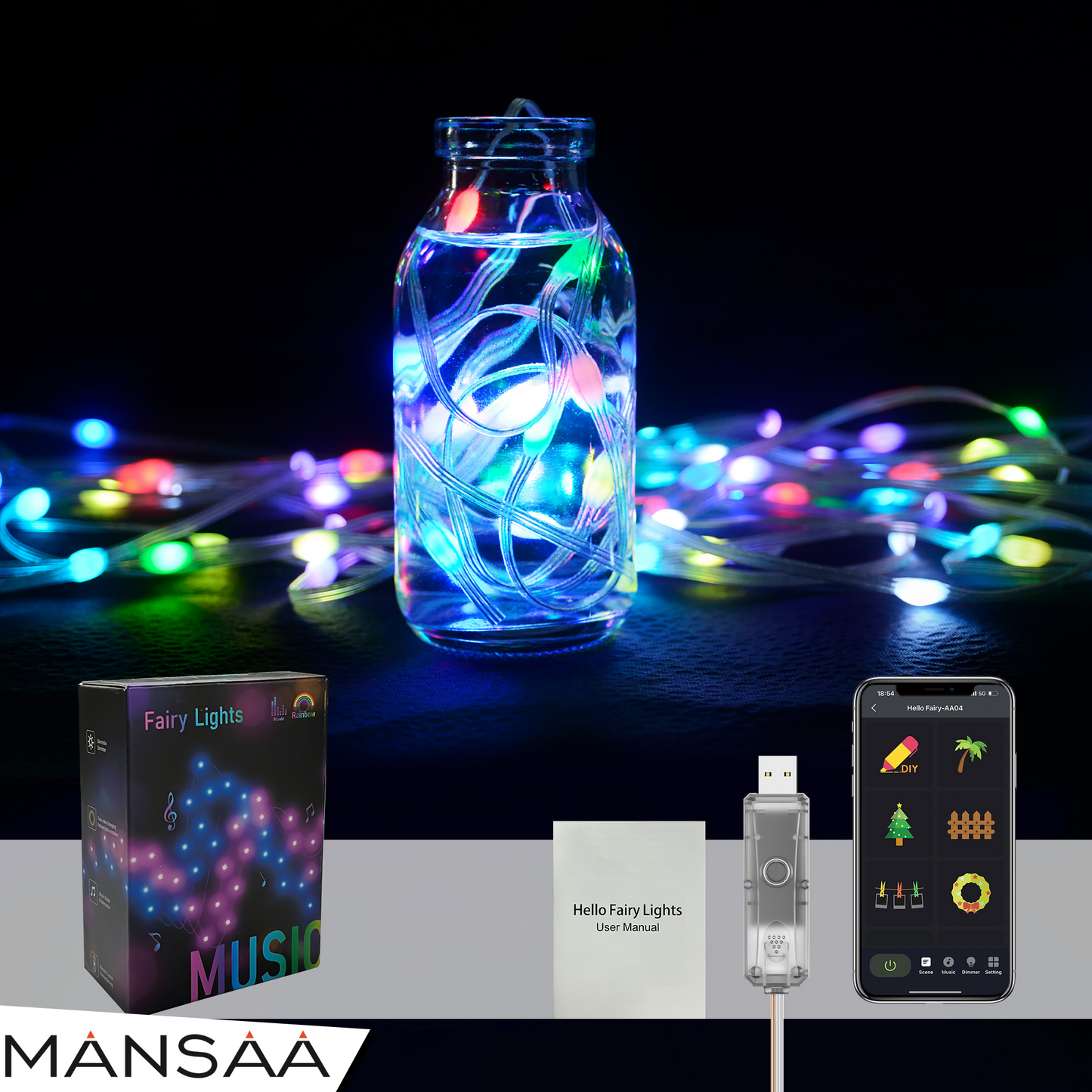 M73 Smart Bluetooth LED String Lights