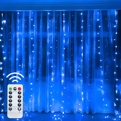 MANSAA M9 Curtain Lights with 8 Flashing Modes