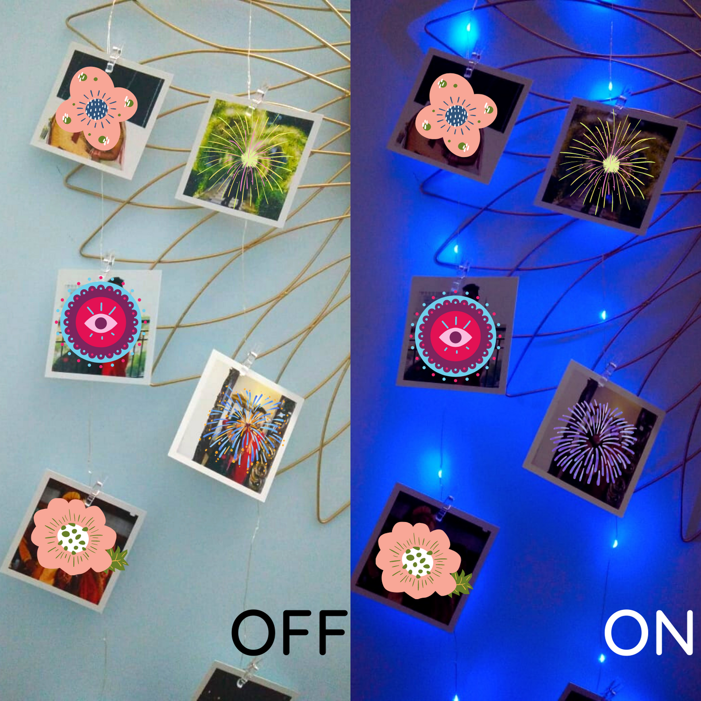 M55 Photo Clips LED String Light