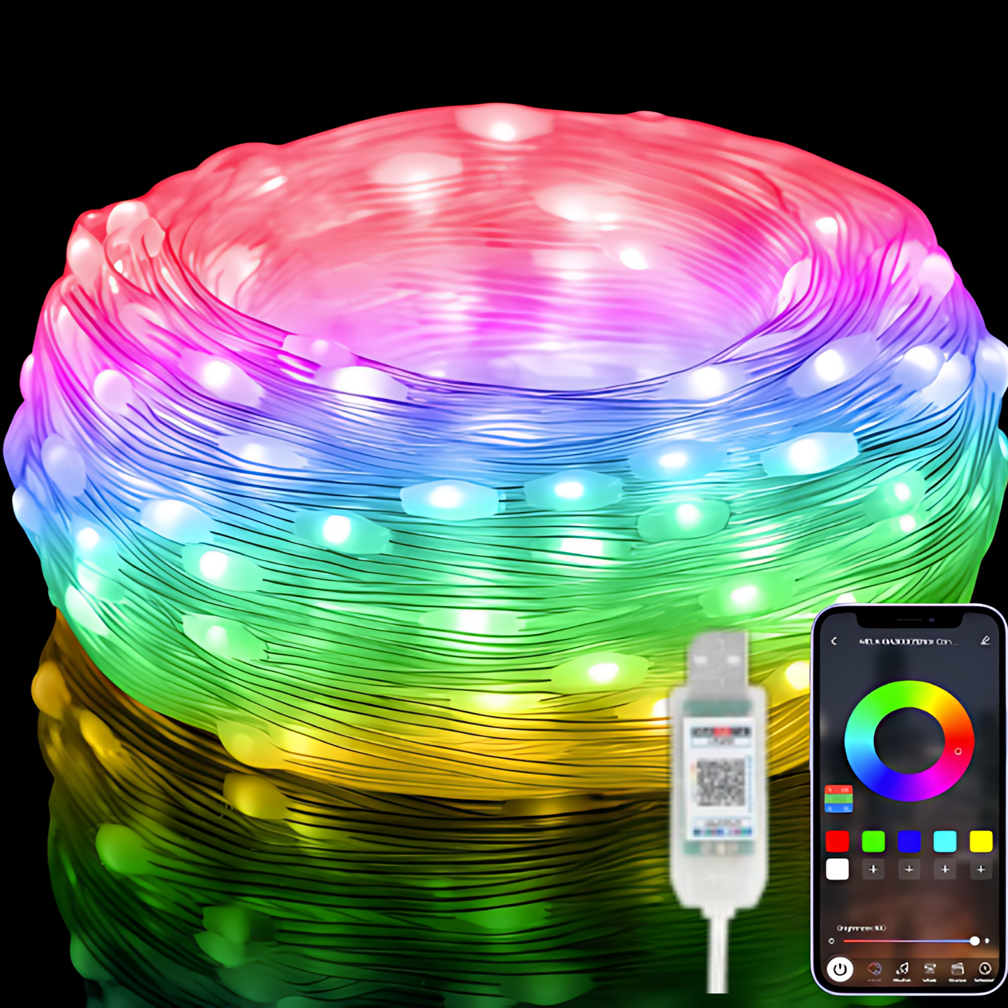 M73 Smart Bluetooth LED String Lights