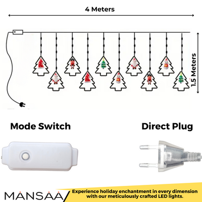 M65 Christmas Tree LED Lights Yellow