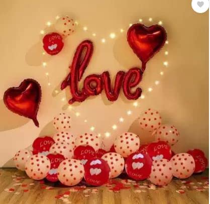 M62 Love Combo of Ballons and Lights