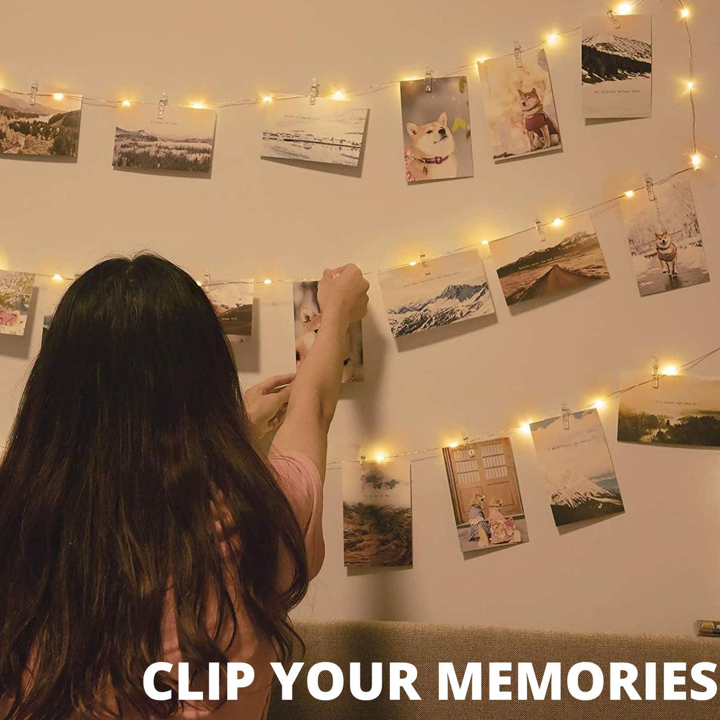 M55 Photo Clips LED String Light