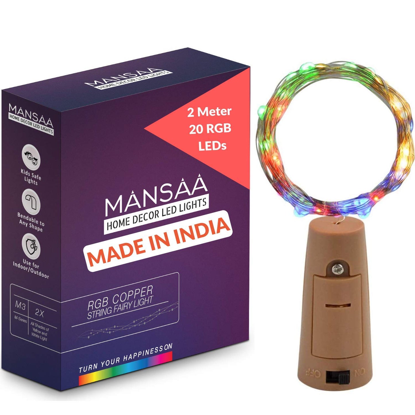 M44 Bottle Cork LED String Lights
