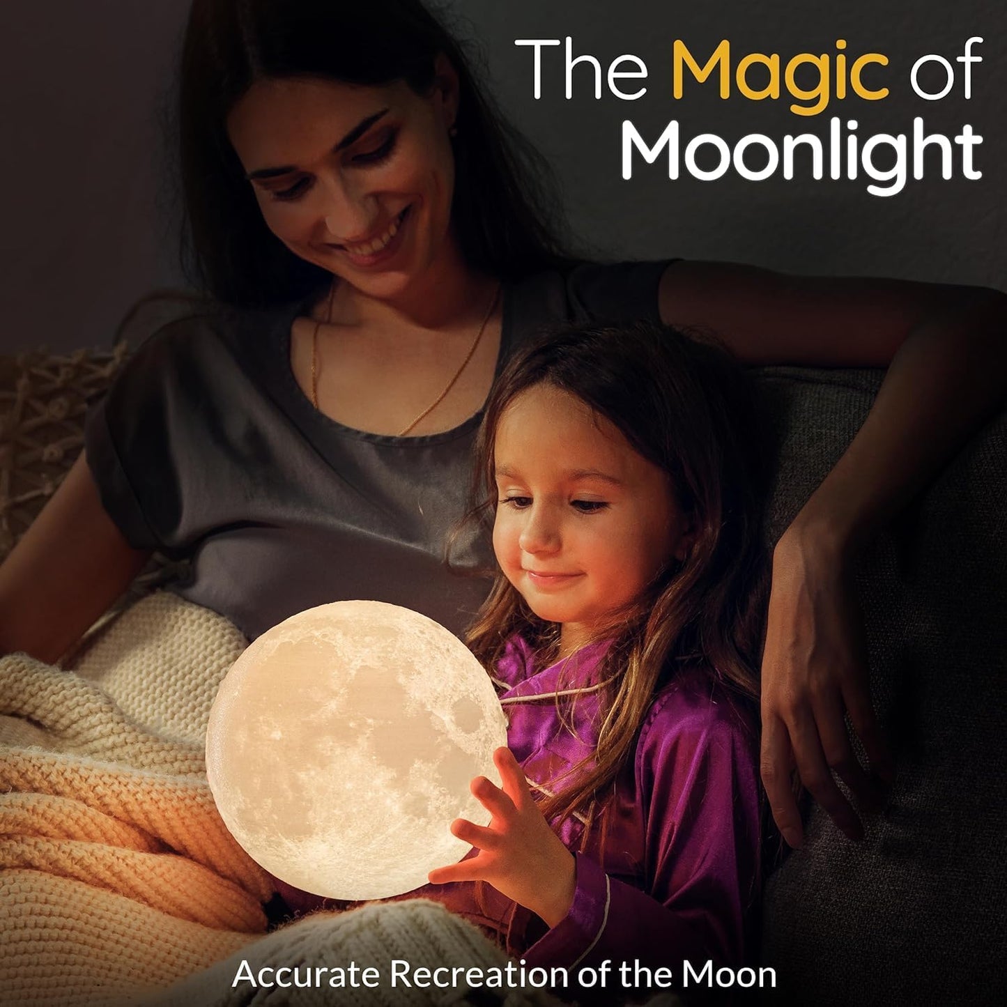 M76 Moon Lamp Rechargeable