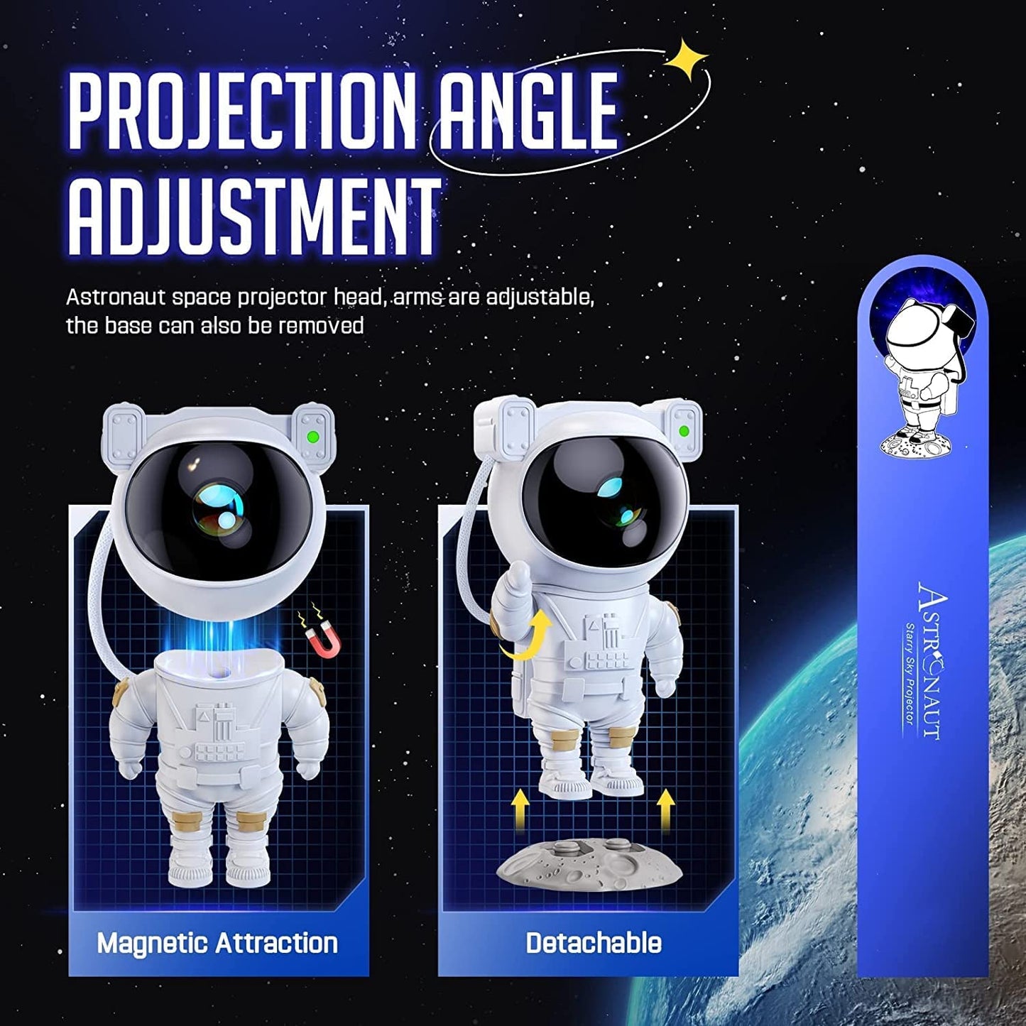 M76 Astronaut Galaxy Projector