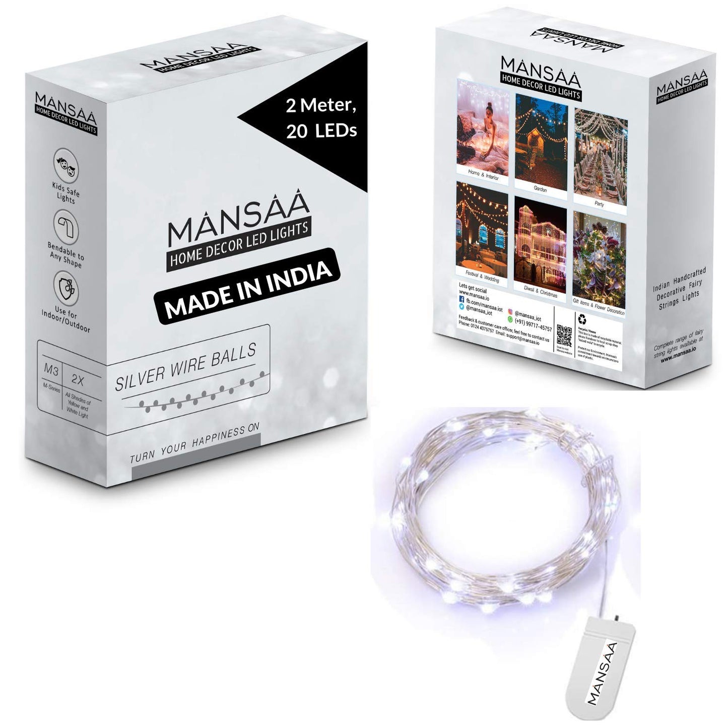 M32 Coin Cell LED String Light