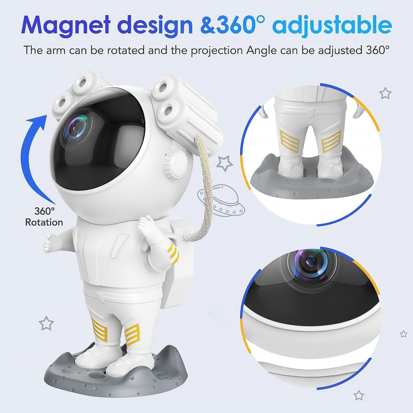 M76 Astronaut Galaxy Projector