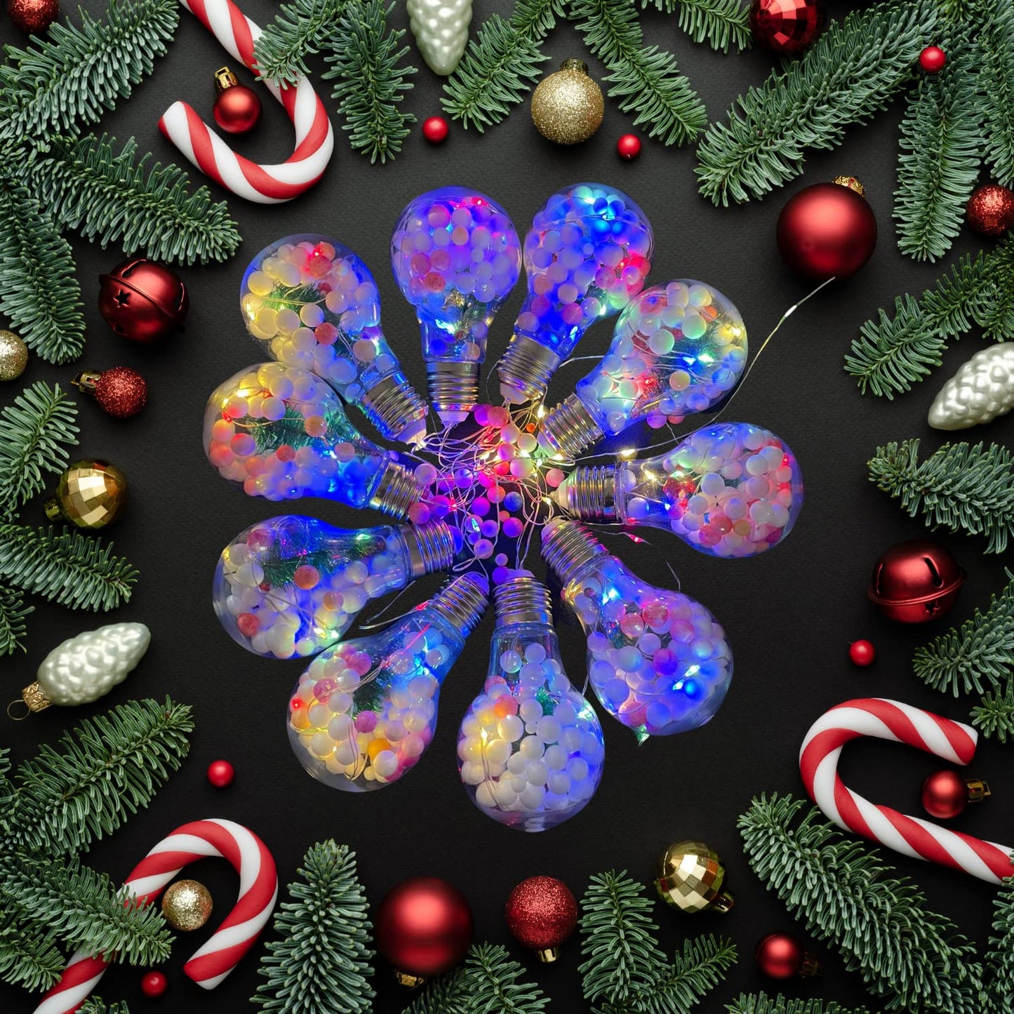 M45 Merry Lights with Christmas Icons