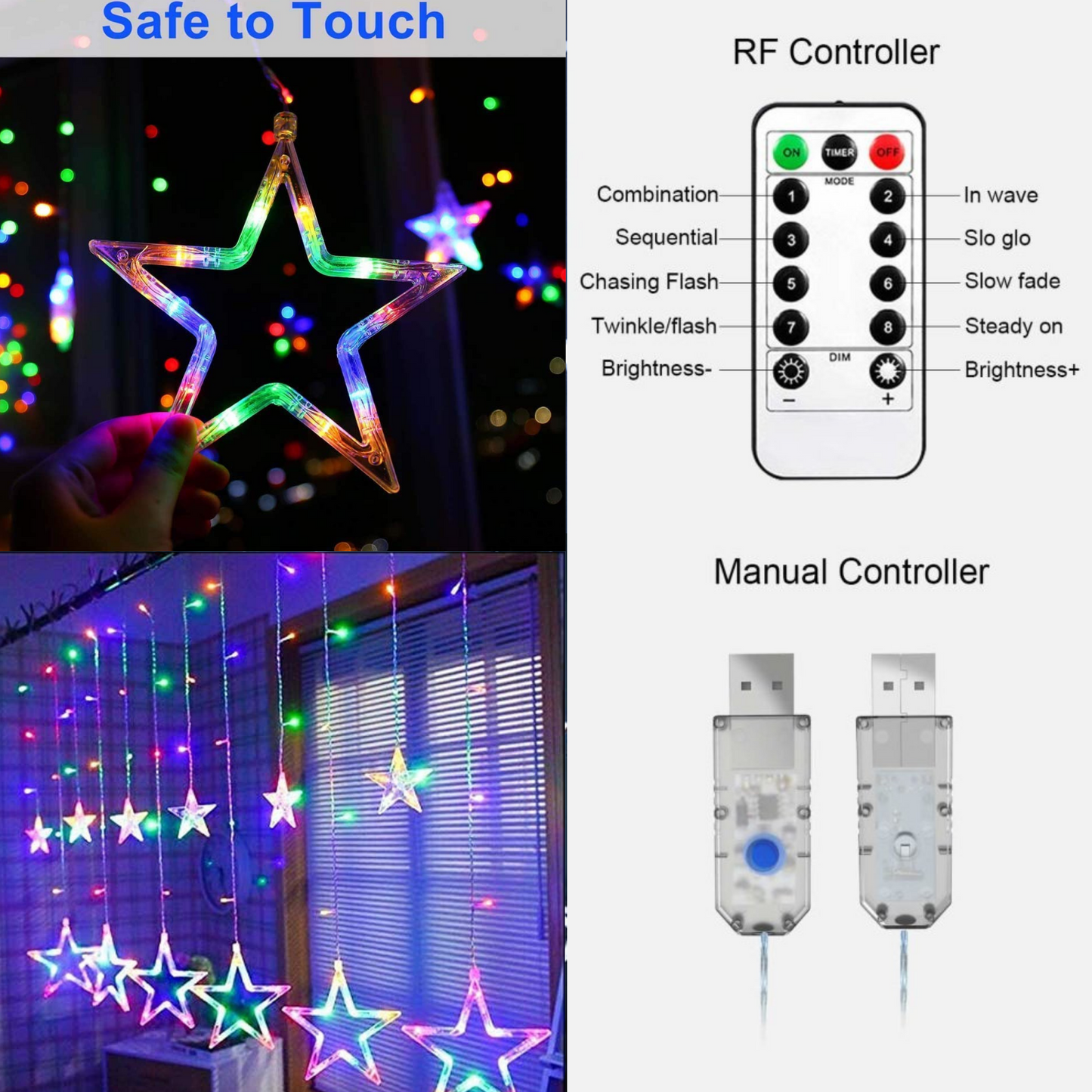 M40 Star Curtain Decorative Lights