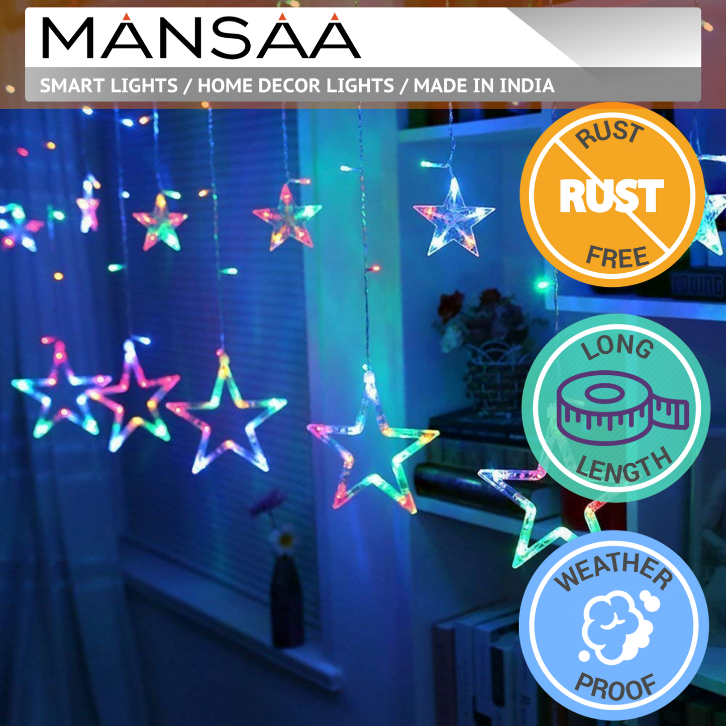 M40 Star Curtain Decorative Lights