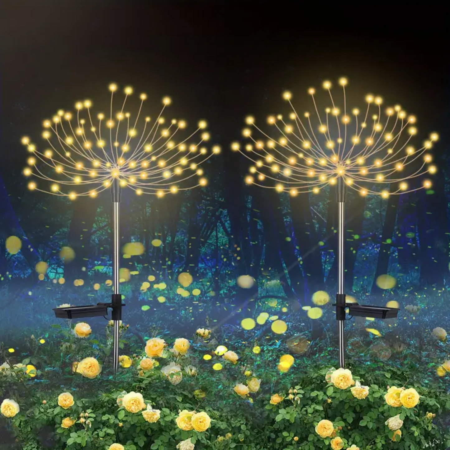 M70 Solar Powered Firework Fairy Lights