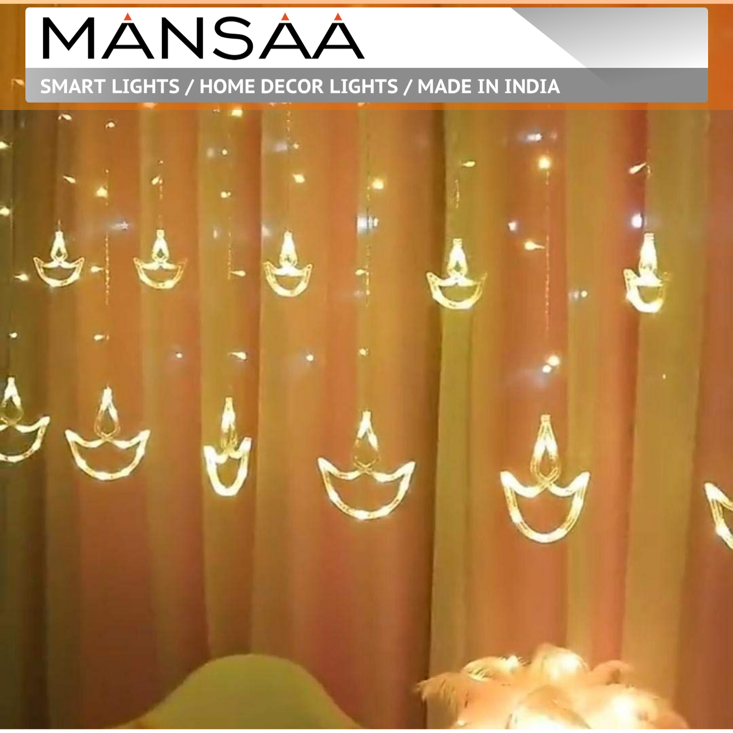 M36 Diya Curtain Decorative Lights