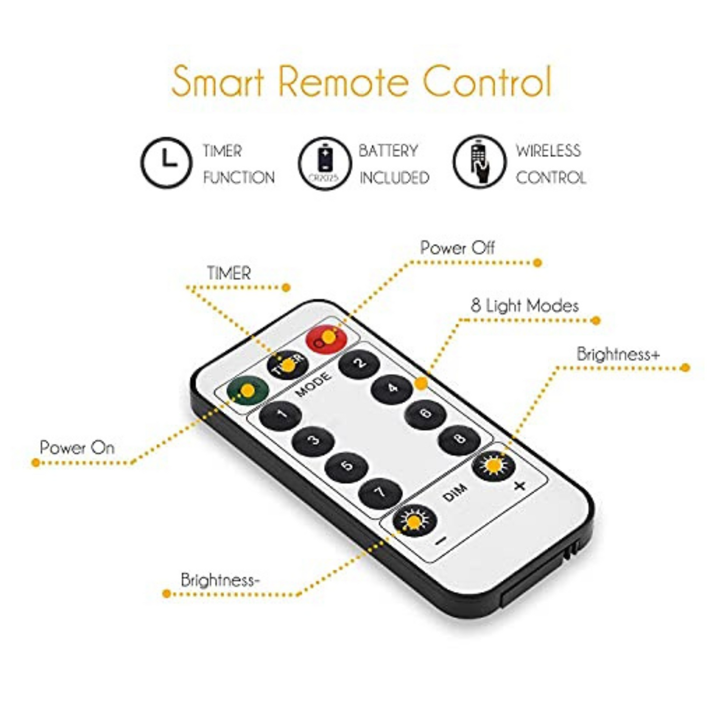 M26 Battery Operated LED String Light with Remote