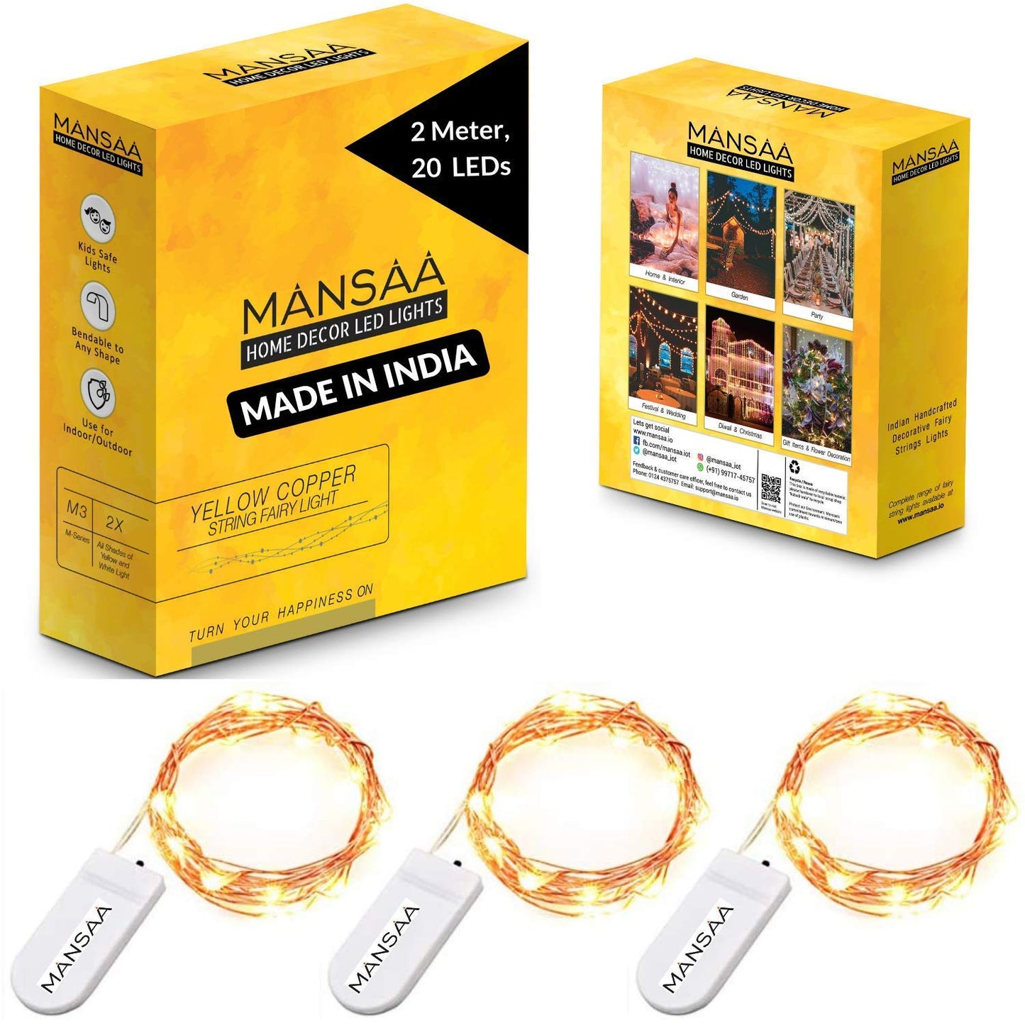 M32 Coin Cell LED String Light