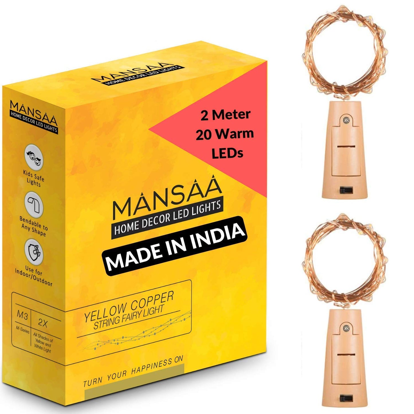 M44 Bottle Cork LED String Lights