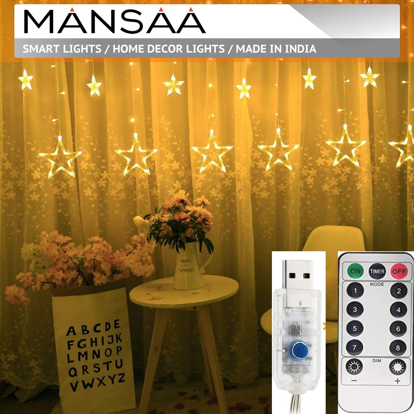 M40 Star Curtain Decorative Lights