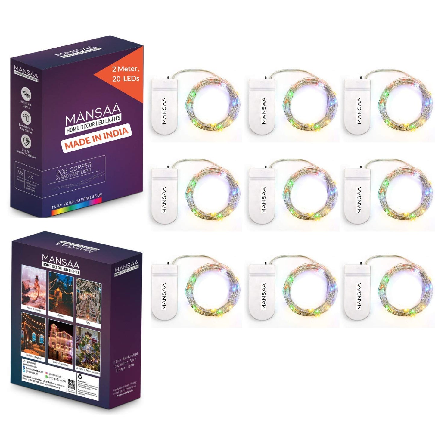 M32 Coin Cell LED String Light