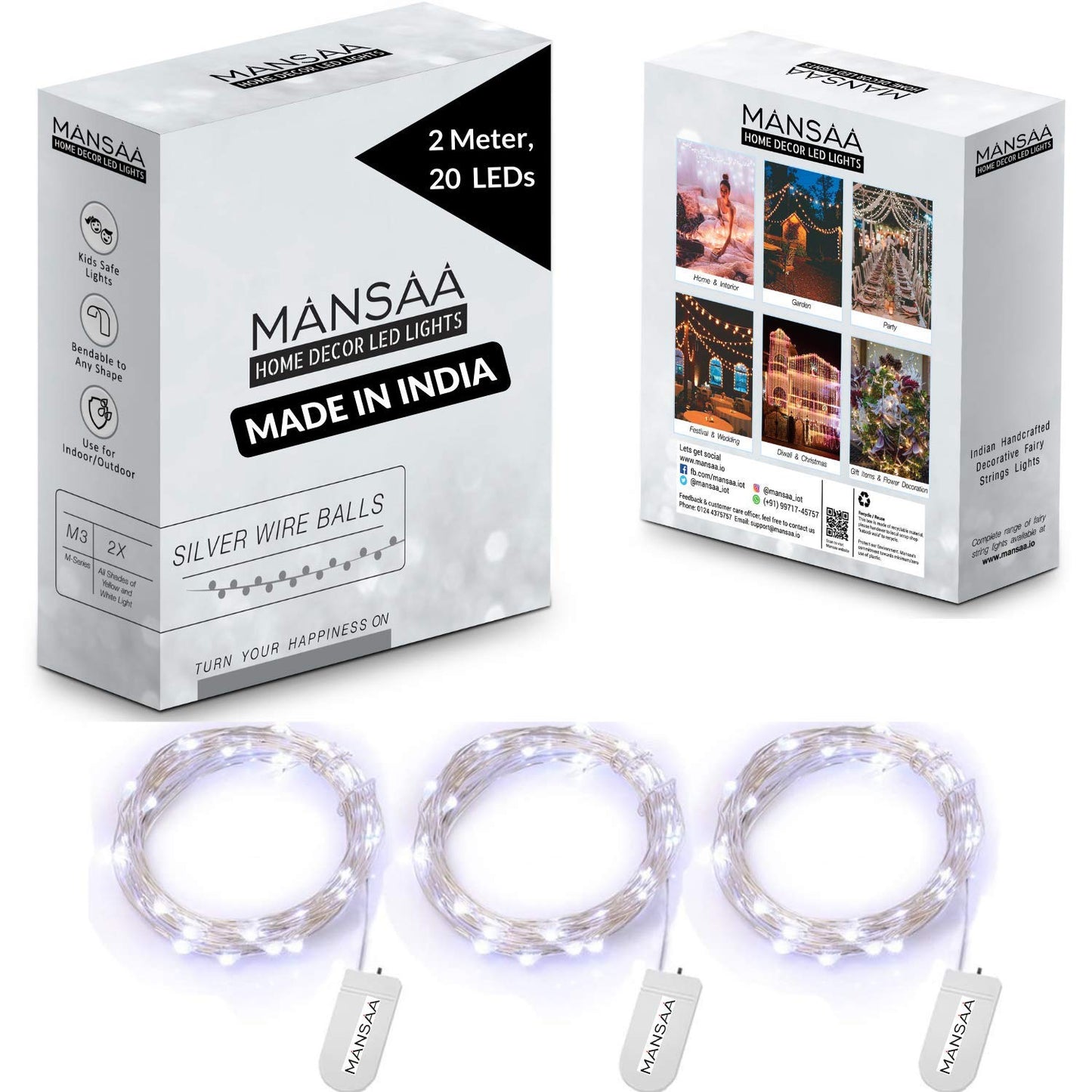 M32 Coin Cell LED String Light