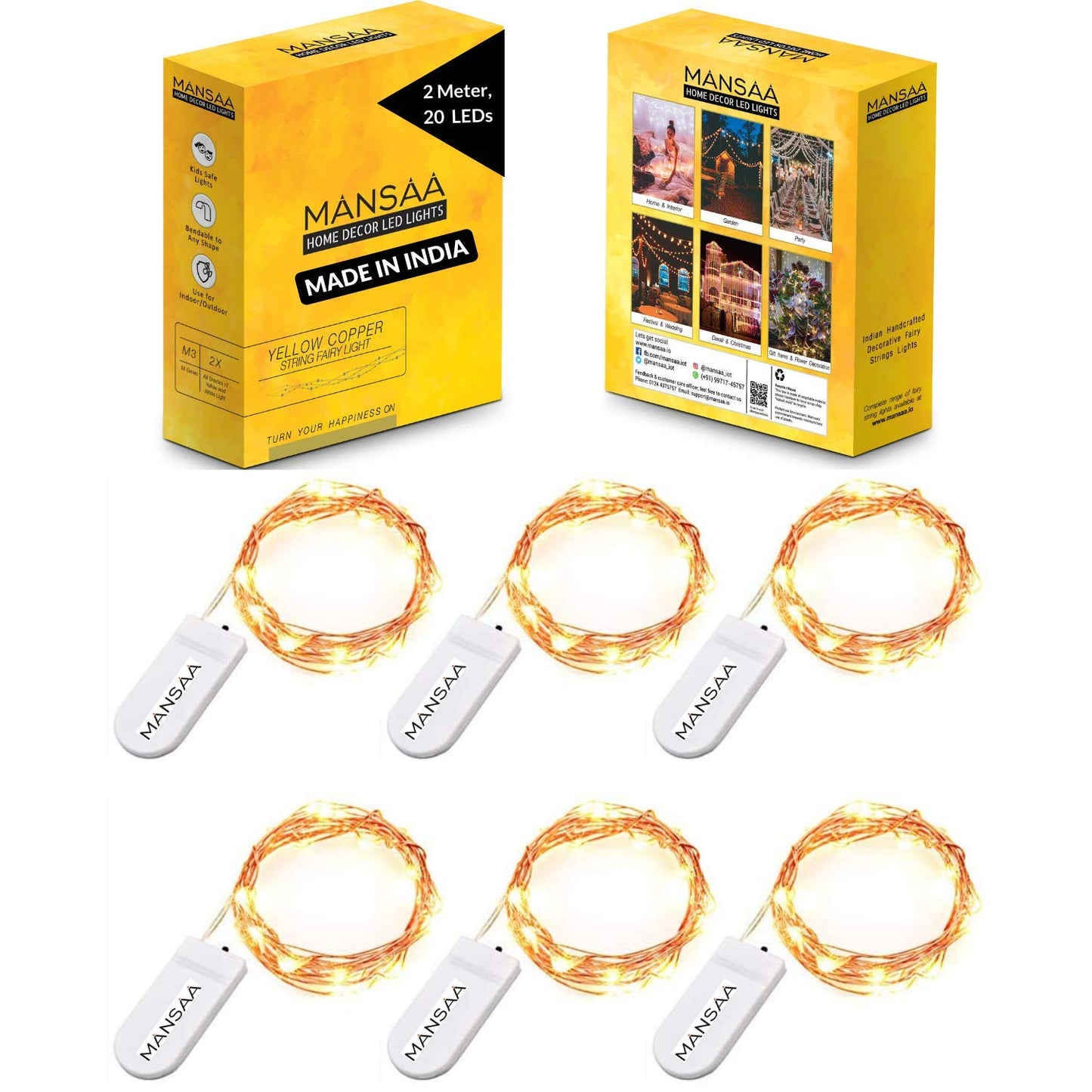 M32 Coin Cell LED String Light