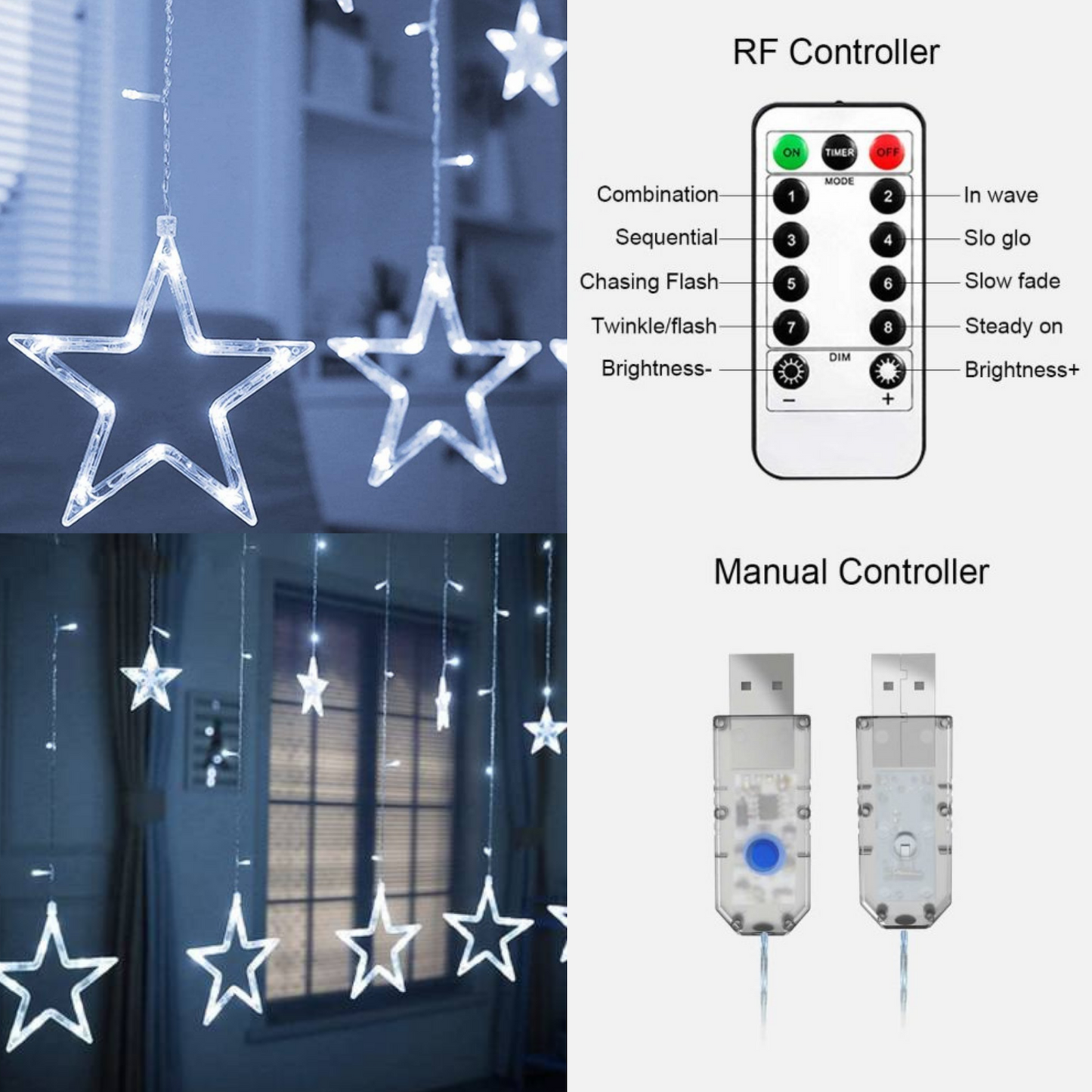 M40 Star Curtain Decorative Lights