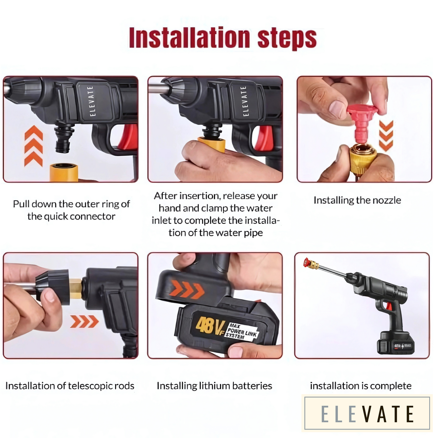 PowerWash Pro - Rechargeable Portable Anywhere Power Washer
