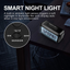 M78 Digital LED Clock | Temperature Sensor | Night Light Sensor | White