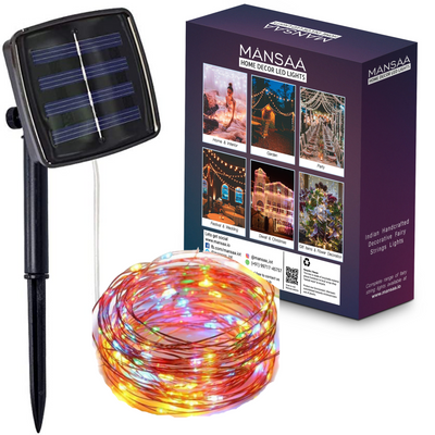 M14 Solar Powered LED String Lights