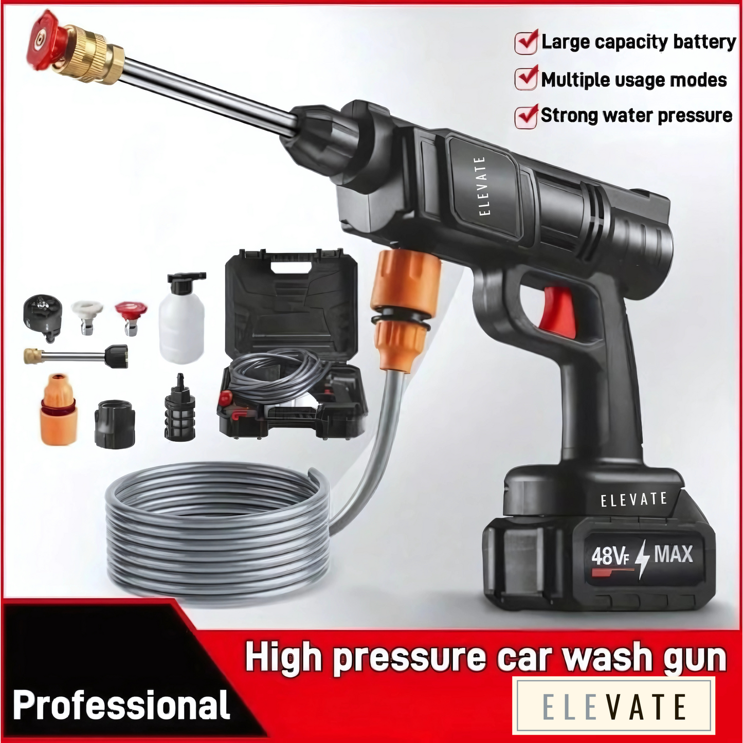 PowerWash Pro - Rechargeable Portable Anywhere Power Washer