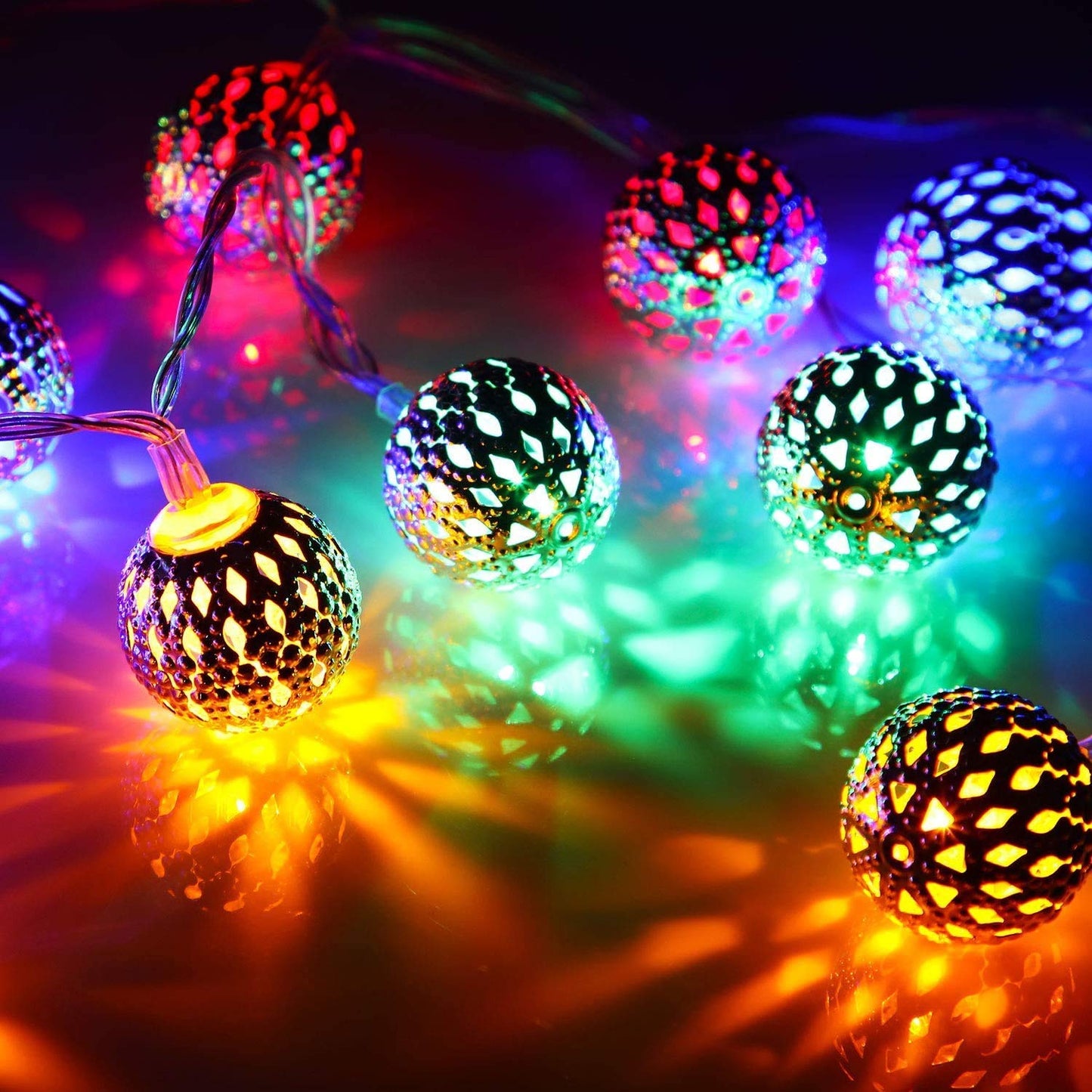 M17 Gold Wire Ball LED Lights