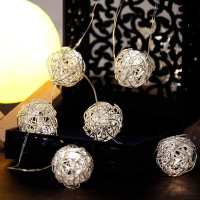 M18 Silver Wire Ball LED Lights
