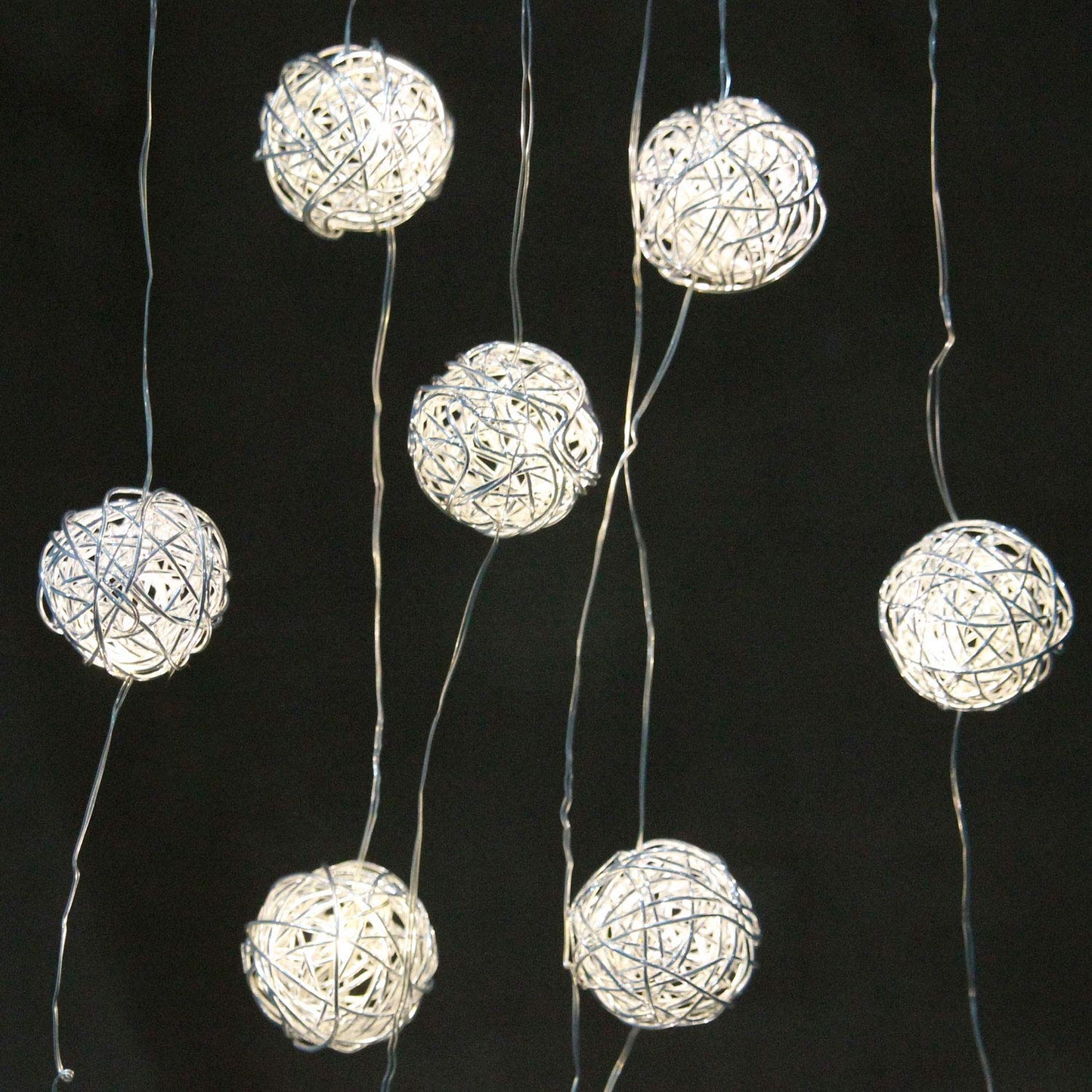 M18 Silver Wire Ball LED Lights