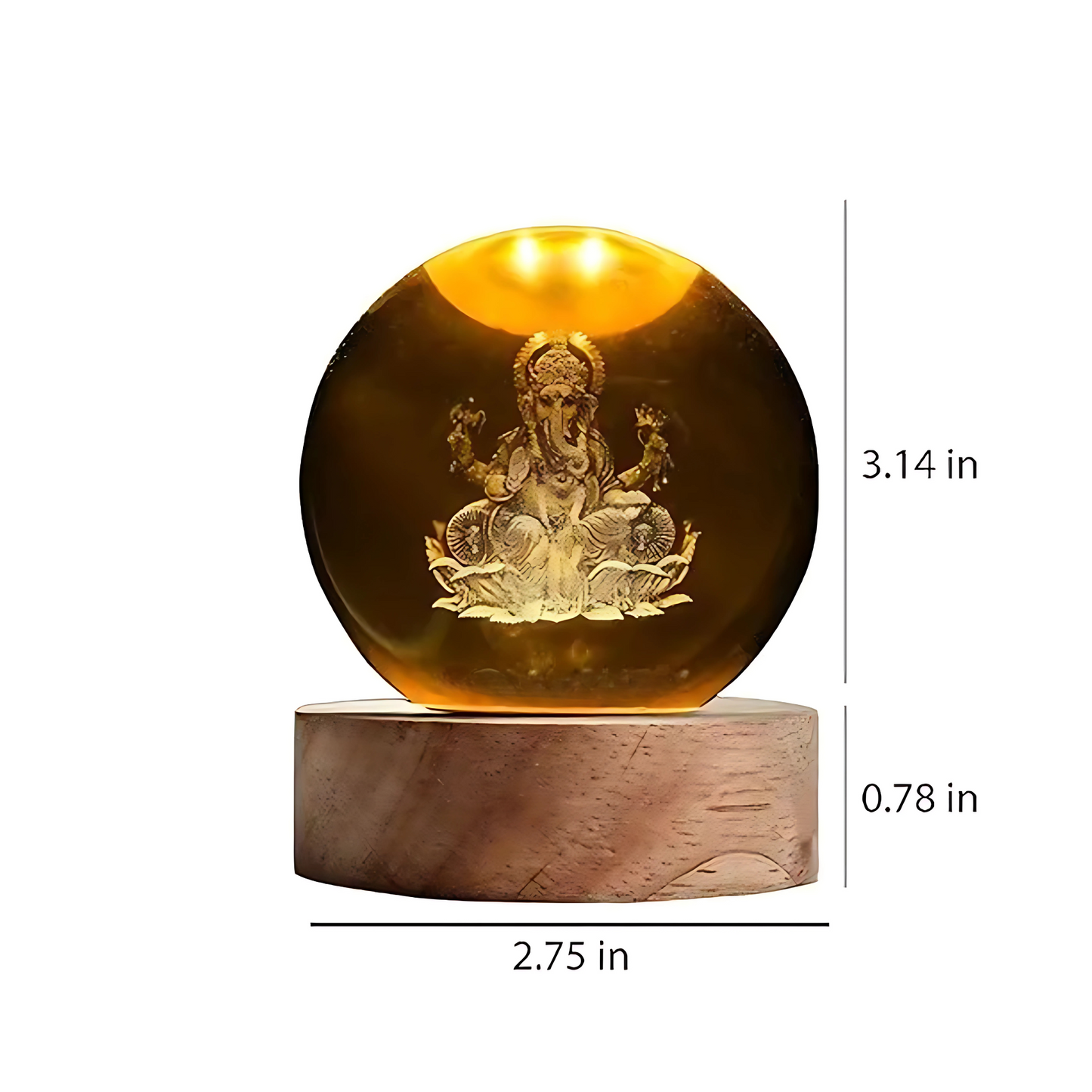 M81 Crystal Ball Night Lamp