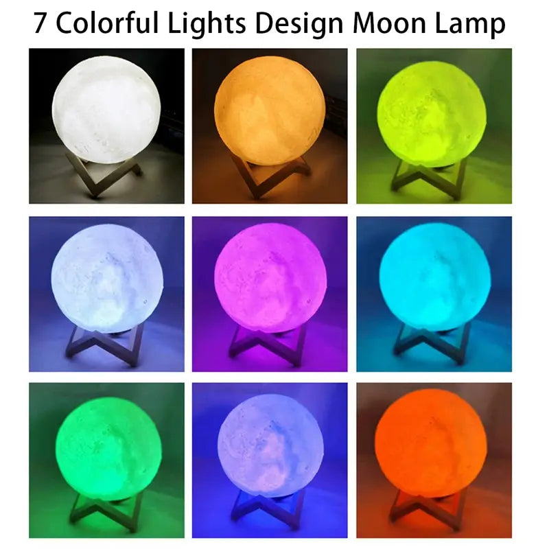 M76 Moon Lamp Rechargeable