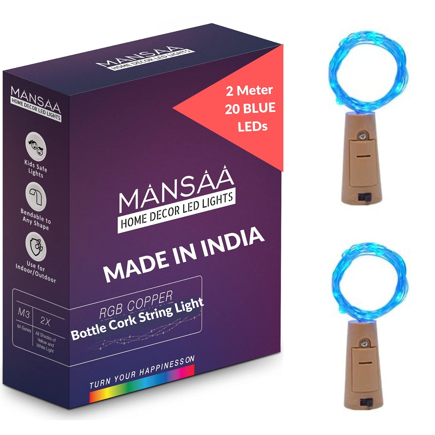 M44 Bottle Cork LED String Lights