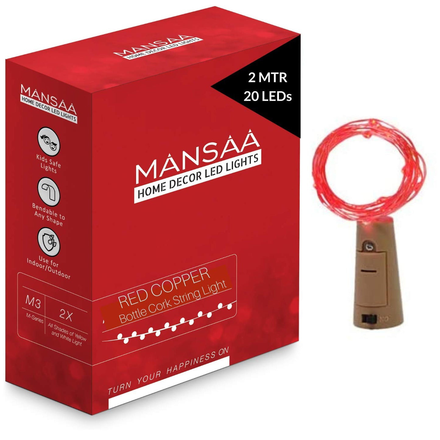 M44 Bottle Cork LED String Lights