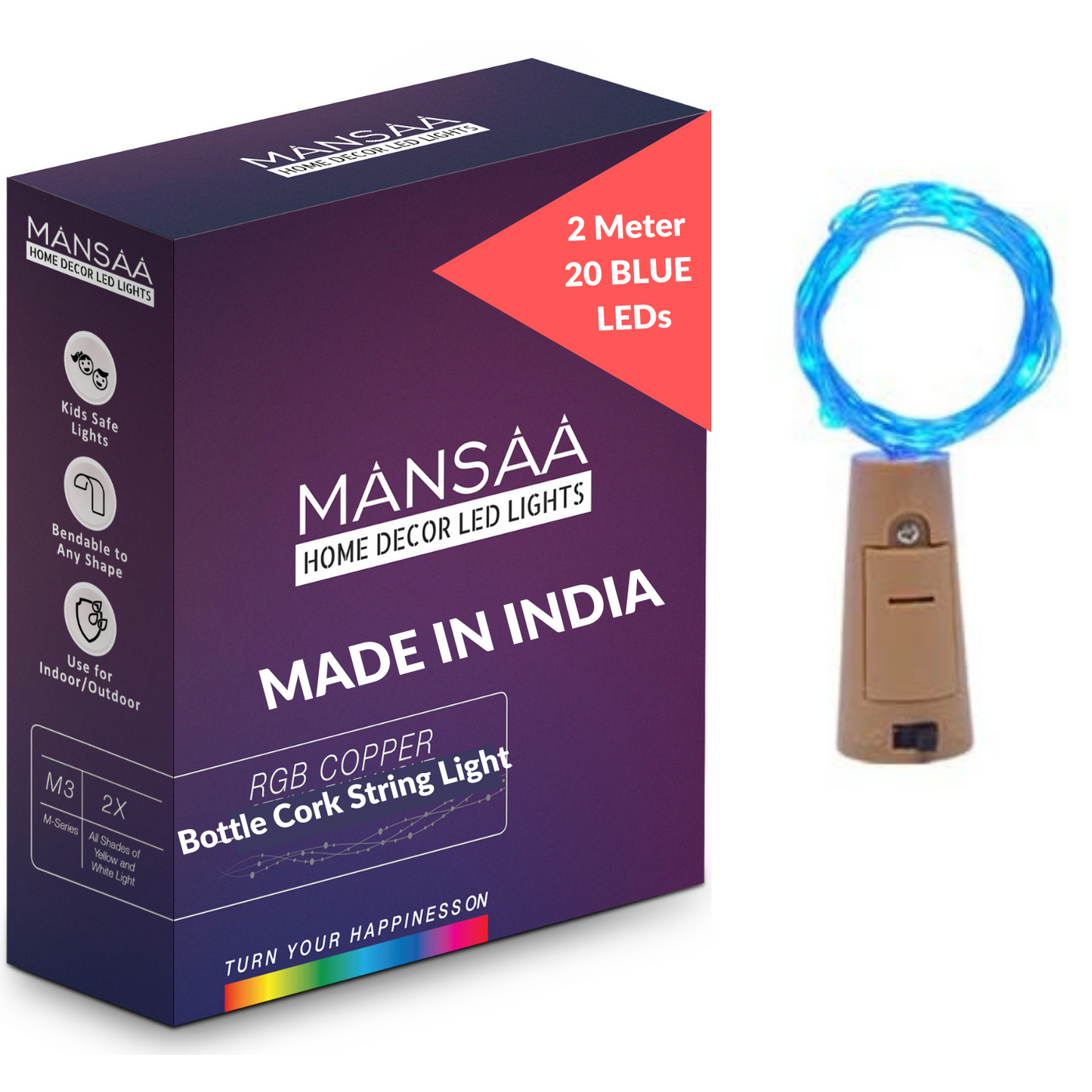 M44 Bottle Cork LED String Lights