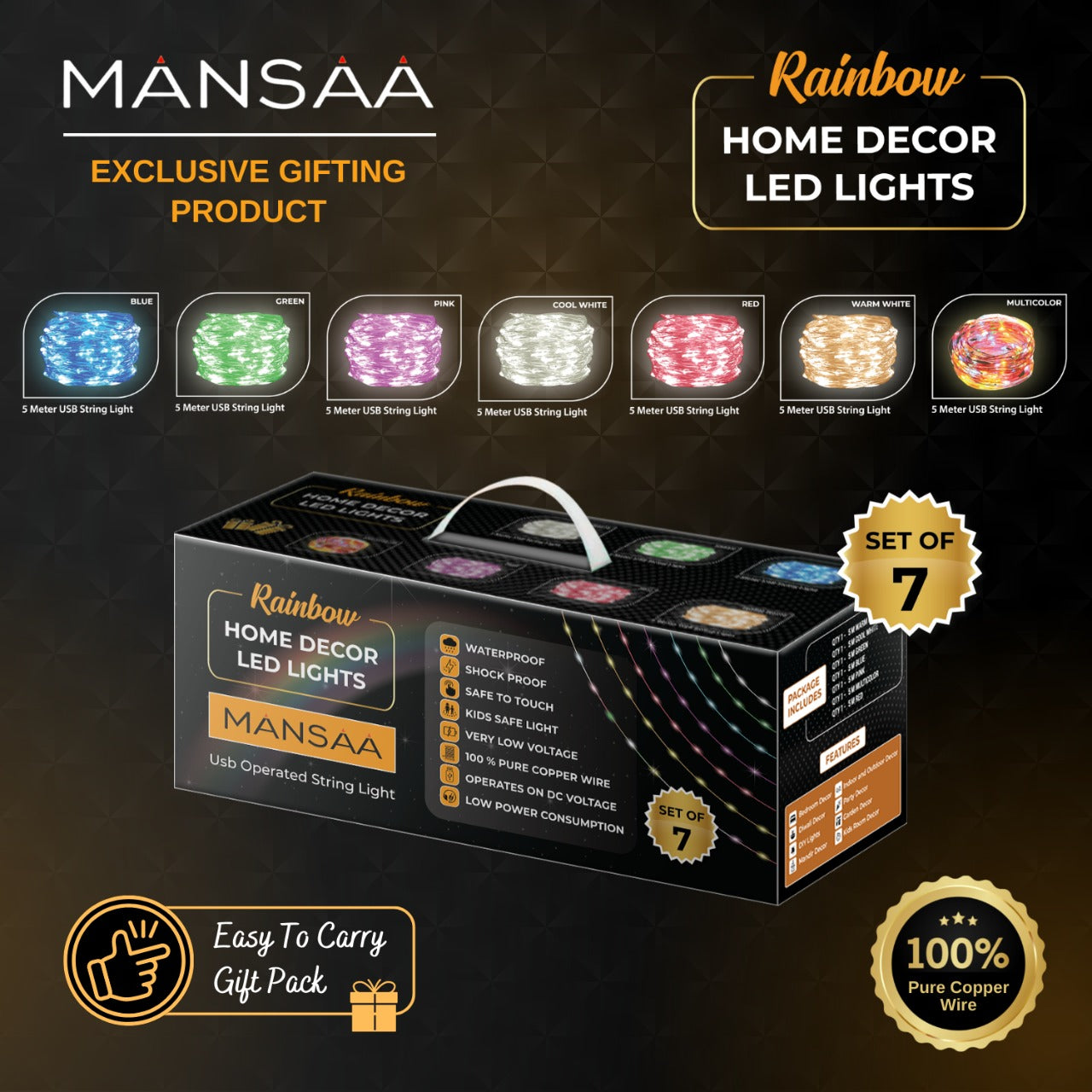 RAINBOW Home Decor LED Lights